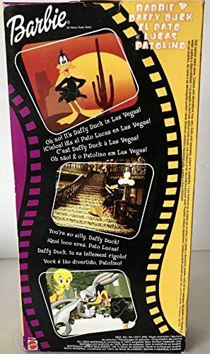 Barbie Looney Tunes Back in Action Barbie Loves Daffy Duck El Pato Lucas Patolino with 6 Plush