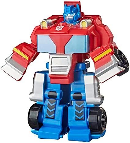 Transformers Playskool Heroes Rescue Bots Academy Team Optimus Prime 4.5-Inch Action