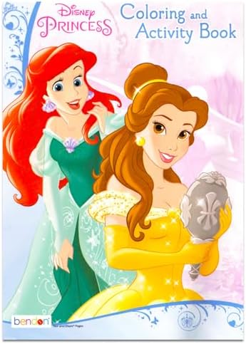 Disney Princess Travel Bag Activity Bundle - Disney Princess Tote Bag Set For With