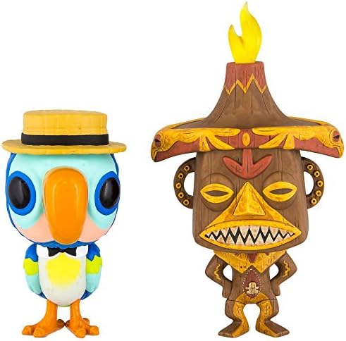 Funko Disney Park Enchanted Tiki Room Pele Barker Parrot Funko POP 2 Pack