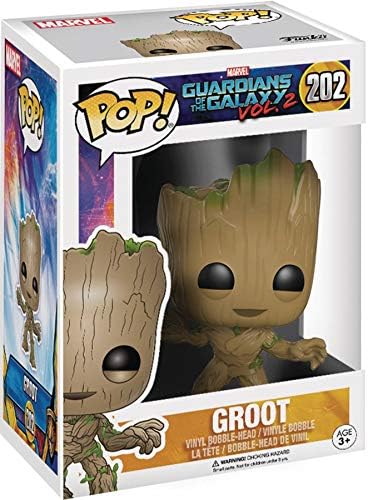 Marvel POP Guardians of The Galaxy Vol. 2 - Toddler Groot Funko Pop Vinyl Figure Bundled