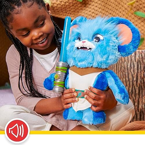 Hasbro Star Wars Adventures of Little Jedi Talking Jedi Nubs Electronic Plush