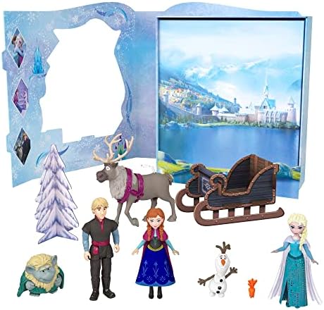 Mattel Disney Frozen Set with Olaf Bruni Figures PLus 5 Campfire Inspired by Mattel