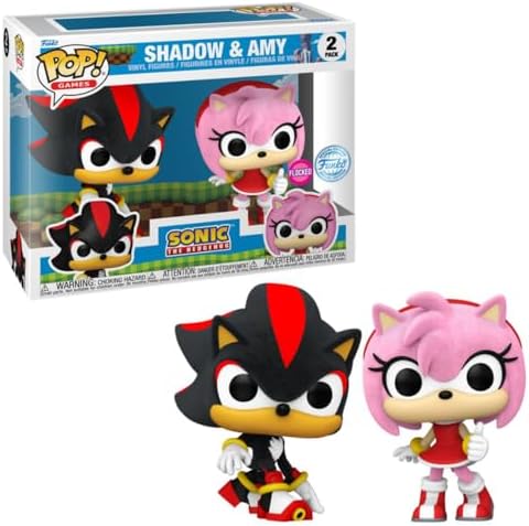 Funko POP Shadow and Amy Flocked 2-Pack TargetCon
