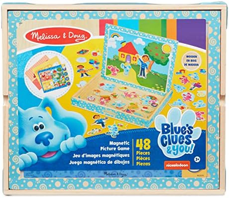 Melissa & Doug Melissa Doug Blue's Clues You Wooden Magnetic Picture Game 48 Pieces