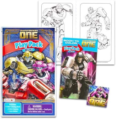 Transformers Mini Birthday Party Favors Set for - 24 Transformers One Mini Play Packs