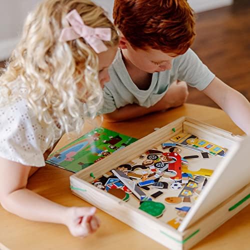 Melissa & Doug Melissa Doug Wooden Magnetic Matching Picture Game With 119 Magnets and