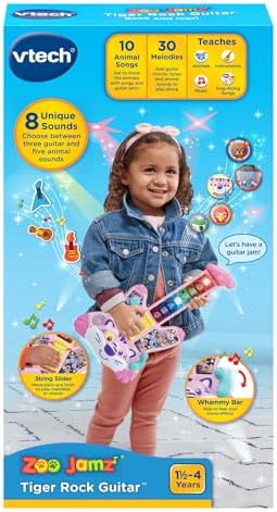 VTech Zoo Jamz Tiger Rock Guitar Orange