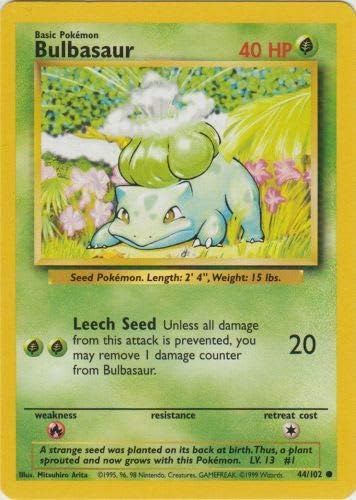 Pokemon - Bulbasaur 44102 - Base Set