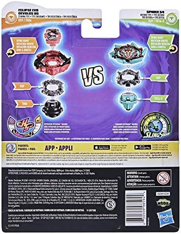 Beyblade Burst Surge Dual Collection Pack Hypersphere Eclipse Evo Devolos D5 and