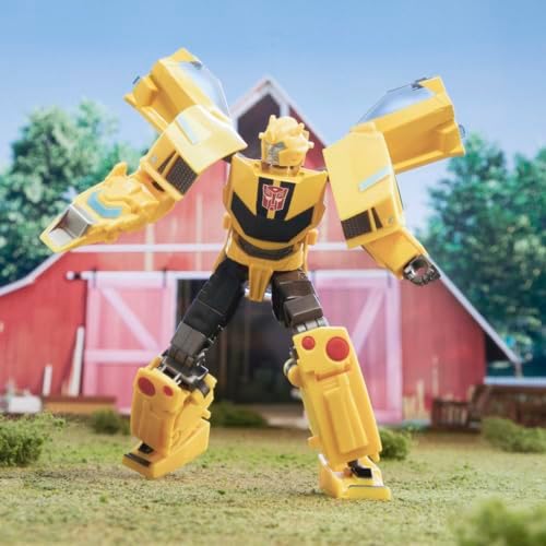 Transformers Toy EarthSpark Deluxe Class Bumblebee 12.5 cm Action Figure Robot Toy for
