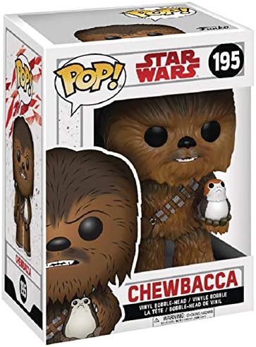 Funko Star Wars The Last Jedi - Chewbacca with PORG Funko Pop Vinyl Figure Bundled with