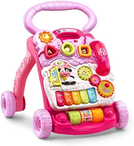 VTech Sit-to-Stand Learning Walker Frustration Free Packaging Blue