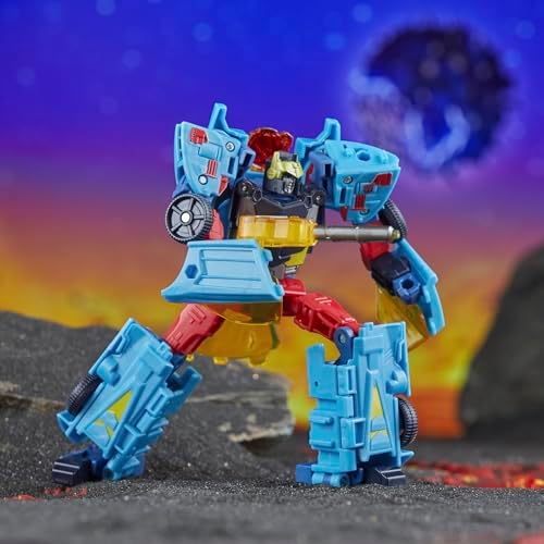 Transformers Legacy United Deluxe Class Cybertron Universe Hot Shot 5.5-inch Converting