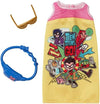 Barbie Clothes Teen Titans Go Character Jersey Dress with Fanny Pack and Sunglasses