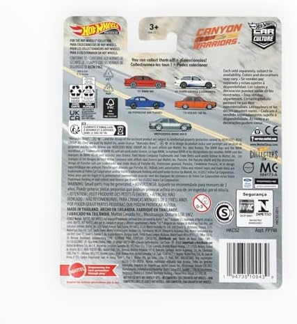 Hot Wheels '01 BMW M5 Canyon Warriors Car Culture 15 red