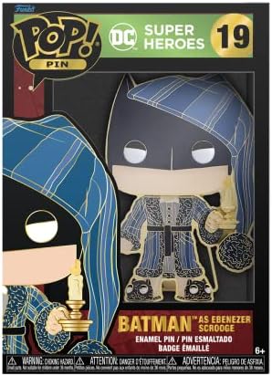 Funko Pop Enamel Pin DC Super Heroes Holiday - Batman As Ebenezer Scrooge - DC Comics