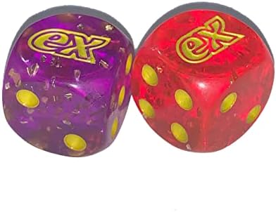 Pokemon Dice Set - Scarlet Violet ETB - Miraidon ex Koraidon ex - Glitter Translucent