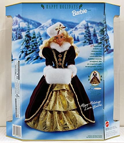Mattel Happy Holidays Barbie Christmas 1996