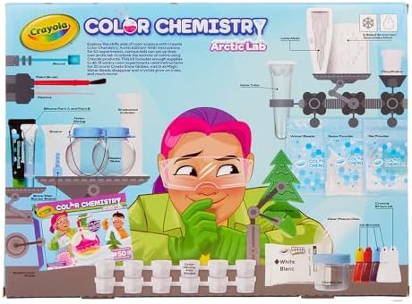 Crayola Arctic Color Chemistry Set for SteamStem Activities Educational Toy Ages 7 8 9 10