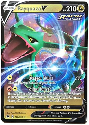 Pokemon - Rayquaza V 100159 - Crown Zenith - Ultra Rare Card