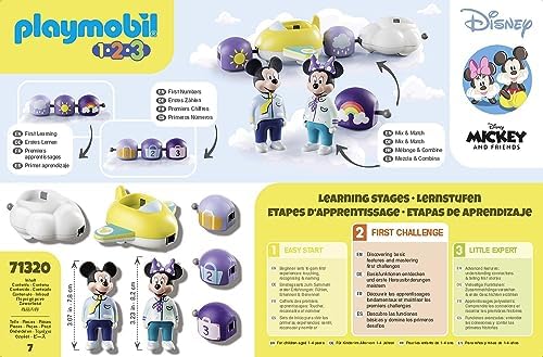 Playmobil 1.2.3 Disney Mickey's Minnie's Cloud Ride