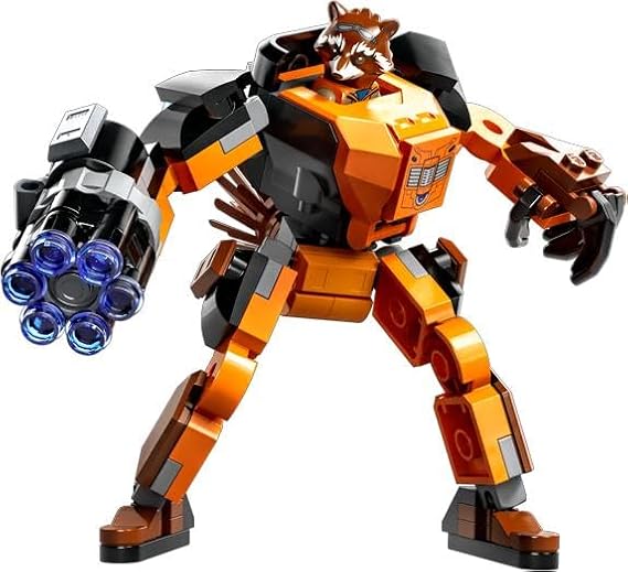LEGO Marvel Rocket Mech Armor Set 76243 Guardians of The Galaxy Racoon Buildable Action