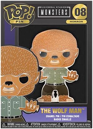 Funko POP Pins Universal Monsters - The Wolfman LargeMulticolor