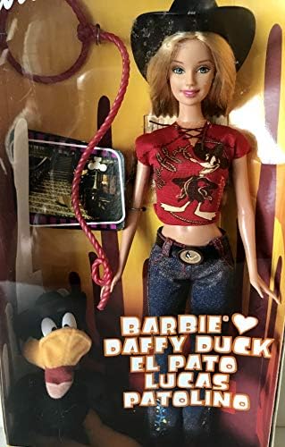 Barbie Looney Tunes Back in Action Barbie Loves Daffy Duck El Pato Lucas Patolino with 6 Plush