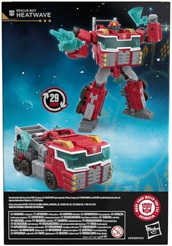Transformers Age of The Primes Voyager Class Rescue Bot Heatwave 7-inch Converting Action