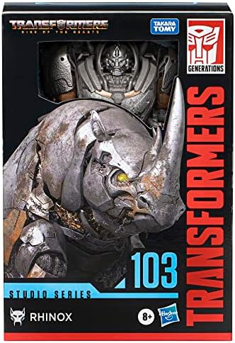 Transformers Studio Series Voyager Class 103 Rhinox Toy Rise of The Beasts 6.5-inch