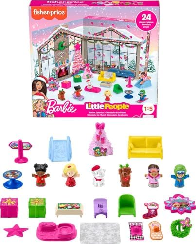Fisher-Price Little People Barbie Toddler Toy Advent Calendar Playset