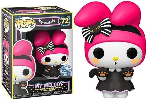 Funko POP Sanrio 72 Halloween Black Light My Melody in Cat Costume
