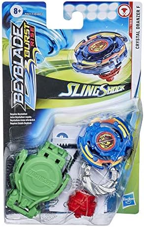 Beyblade Burst Rise Slingshock Crystal Dranzer F Starter Pack - Right-Spin Battling Top