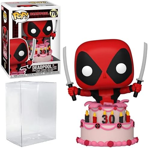 Funko POP Marvel Deadpool 30th - Deadpool in Cake Pop Vinyl Figure Bundled with