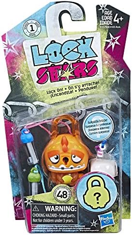 Hasbro Lock Stars Orange Dinosaur