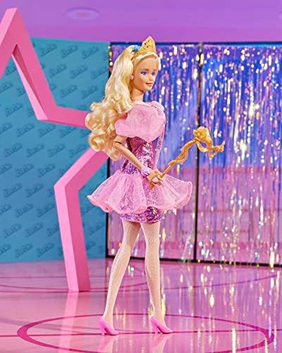 Barbie Rewind Doll with Curly Blonde Hair 1980s-inspired Prom Queen Outfit Displayable