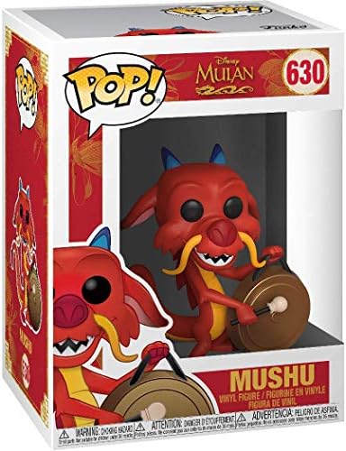 Funko POP Disney Mulan - Mushu with Gong Funko Vinyl Figure Bundled with Compatible Box