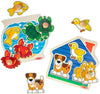 Melissa & Doug Melissa Doug Wooden Jumbo Peg Puzzle