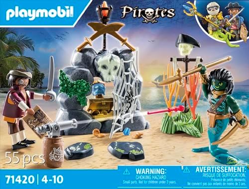 Playmobil Pirates Battle with The Giant Octopus