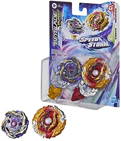 Beyblade Burst Surge Speedstorm World Spryzen S6 and Betromoth B6 Spinning Top Dual Pack