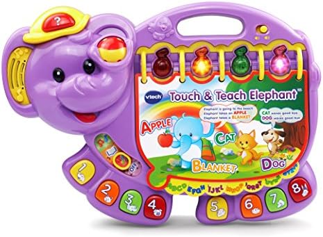 VTech Touch and Teach Elephant Purple