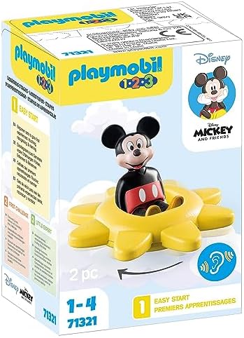 Playmobil 1.2.3 Disney Mickey's Spinning Sun with Rattle Feature