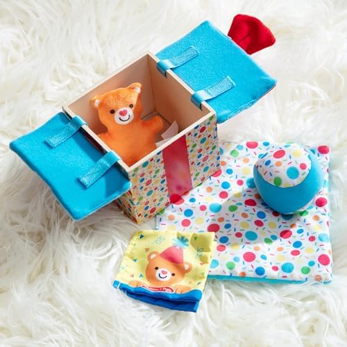 Melissa & Doug Melissa Doug Wooden Surprise Gift Box Infant Toy 5 Pieces Baby Toy Gift