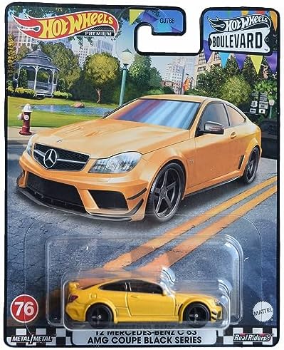 Hot Wheels '12 Mercedes Benz C 63 AMG Coupe Black Series Boulevard Premium Series