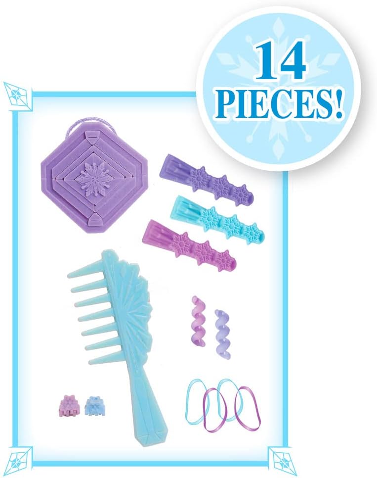 Disney Frozen 2 Elsa Styling Head 14-pieces Pretend Play for Ages 3 Up by Just Play