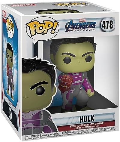 Funko Pop Marvel Avengers Endgame - 6 Hulk with Gauntlet Multicolor Standard