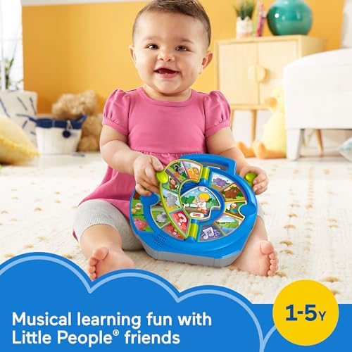 Fisher-Price Little People Toddler Learning Toy World of Animals See 'N Say with Music