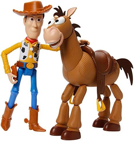 Mattel Disney Pixar Toy Story 4 Movie Set of 2 Action Figures Pack Includes with Woody