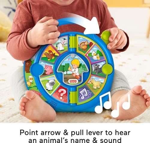 Fisher-Price Little People Toddler Learning Toy World of Animals See 'N Say with Music